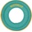 Ruffwear Летяща чиния за кучета Ruffwear Hydro Plane - Aurora Teal, M