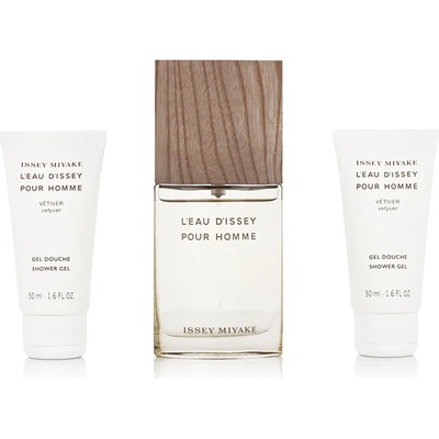 Issey Miyake L'Eau d'Issey Pour Homme Vétiver комплект за мъже Тоалетна вода Intense 50 ml + Душ гел