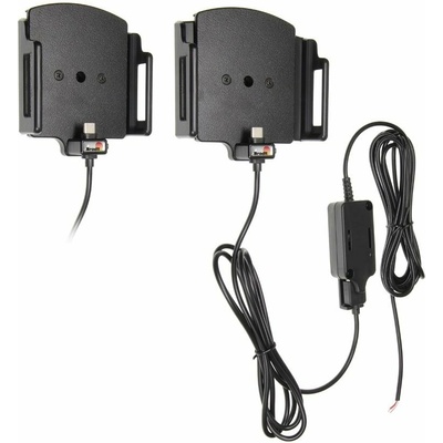 Brodit držiak do auta na mobilný telefón s USB-C nastaviteľný so skrytým nab. š.75-89 mm, hr.12-16mm 527845