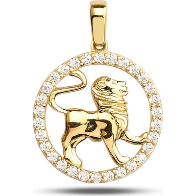 Lillian Vassago Zlatý přívěsek znamení Lev LLV95 GP001