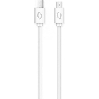 ALIGATOR Dátový kábel POWER 3A, USB-C/microUSB biely