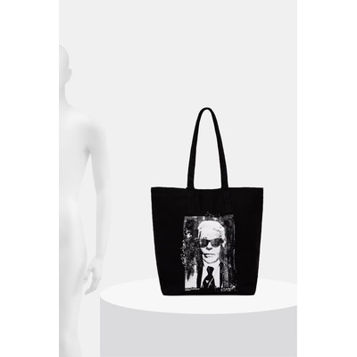 Karl Lagerfeld Jeans чанта tote дамска от памук (B3W50039)