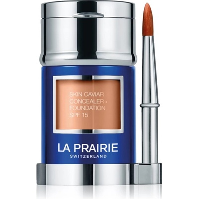 La Prairie Skin Caviar Concealer Foundation грим и коректор SPF 15 цвят NC-20 Peche 30ml