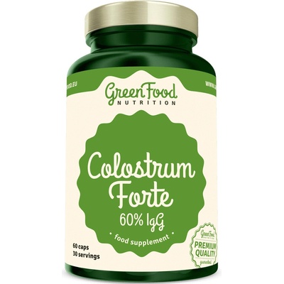 GreenFood Nutrition Colostrum Forte 60% IgG 60 kapsúl