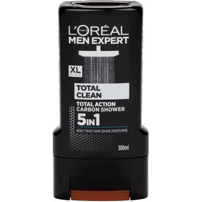 L'Oréal Men Expert Total Clean 5 in 1 душ гел със силно почистващ ефект 300 ml за мъже