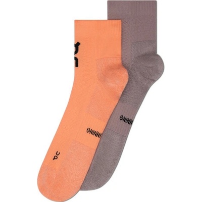 On CORE RUN SOCK MID 2 PARY oranžová hnedá