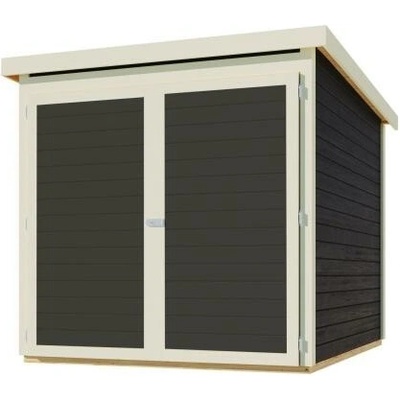 Karibu dřevěná garáž FAHRRADGARAGE 3 38646 terragrau LG3040