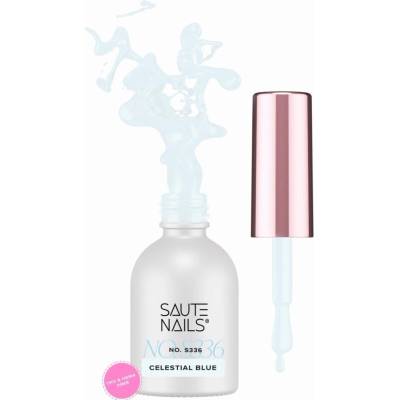 Saute Nails Hybridní lak S336 Celestial Blue pastelově světle modrá 8 ml