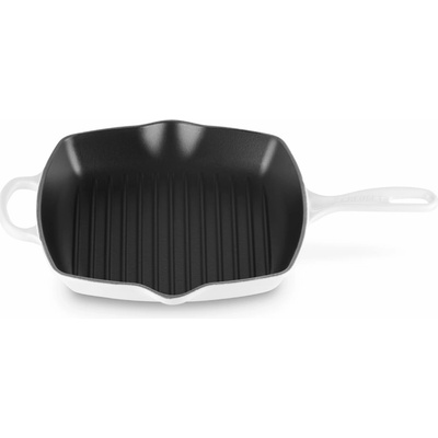 Grilovací pánev SIGNATURE 26 cm, WHITE, litina, Le Creuset