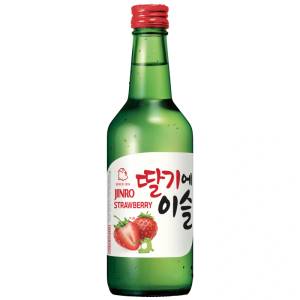 SOJU Jinro Корейска напитка Soju Strawberry Ягода 350 мл