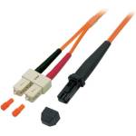 EFB Elektronik Дуплексна оптична корда, mtrj към sc конектори, om2, 50/125, lszh, 1 метър (o0720.1)