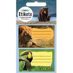 STREET Етикети за тетрадка Street, опаковка 10, wild animals (25464-А-WILD ANIM)