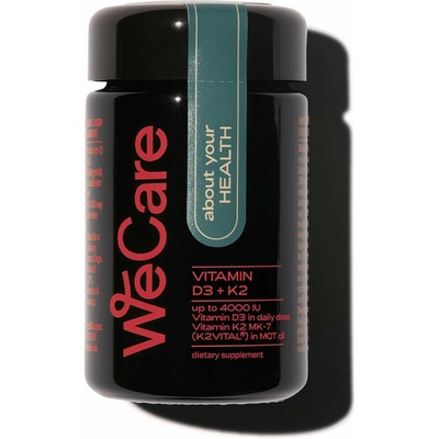 WeCare about your Health VITAMIN D3+K2 120 kapslí – Hledejceny.cz