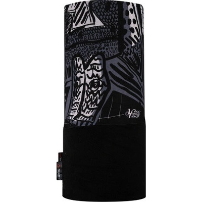 4Fun zateplená šatka Owl black polartec