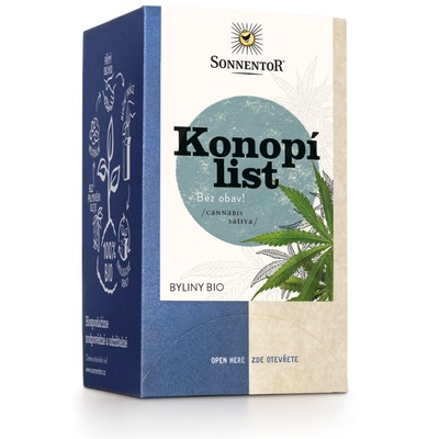SONNENTOR - Конопено листо, пакетчета чай, био, 18 бр