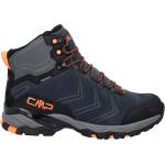 CMP Мъжки туристически обувки CMP Melnick Mid Trekking Shoes Waterproof Walking boots - Black Blue / Flamingo Fluo - размер 41 (EU) (019-0989-0113)