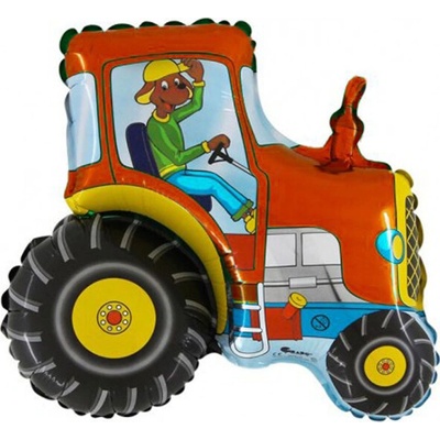 Fóliový balónik mini Traktor červený 36cm
