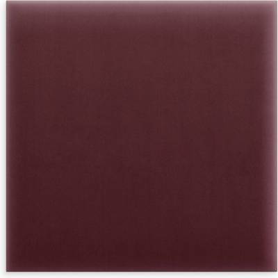 Čalouněný nástěnný panel Magic Velvet vínový 50x50 cm čtvercový
