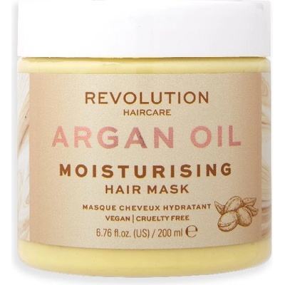 Revolution Hair REVOLUTION HAIRCARE Moisturising Argan Oil Mask Маска за коса дамски 200ml
