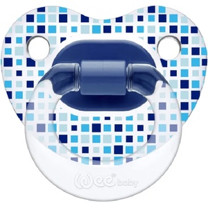 Wee Baby Залъгалка Wee Baby Transparent, 0-6 месеца, синя (836) - ozone