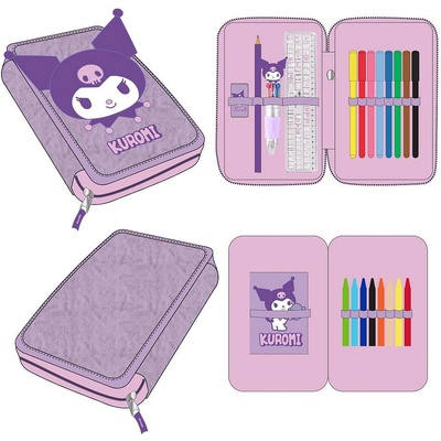 Cerda Несесер с пособия Cerda Hello Kitty - Kuromi, 2 ципа (2700002303)