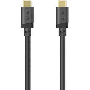 Hama Кабел HAMA USB-C към USB-C, E-Marker чип, USB 3.2 Gen1, 5 Gbit/s, 240W, 0.75м - HAMA-202008 (HAMA-202008)