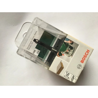 BOSCH dvojbritý frézovací bit do dreva 6,35 mm, na hrany