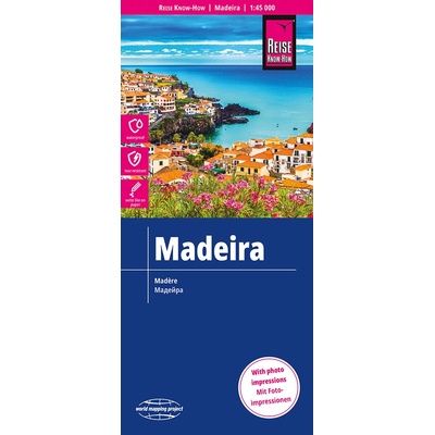 Reise Know-How Verlag mapa Madeira 1:45 t. voděodolná