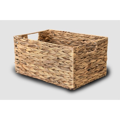 Vingo Úložný košík z kukuričného šuštia, hranatý 36x23 cm v. 19 cm