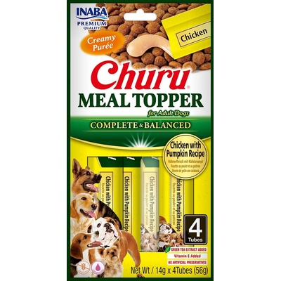 Churu Meal Topper Chicken with Pumpkin Recipe 4 x 14 g