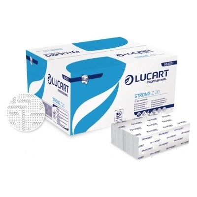 Lucart Бели хартиени кърпи Lucart - Z сгъвка (864051)