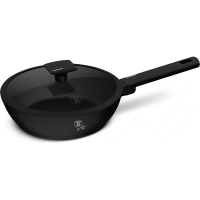 Pro-Tech shop Hluboká pánev s poklicí a titanovým povrchem Matte Black 24cm 55040