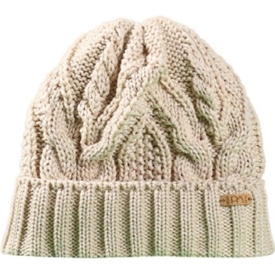 Pletex pletená čepice s fleecovou podšívkou L483 Béžová