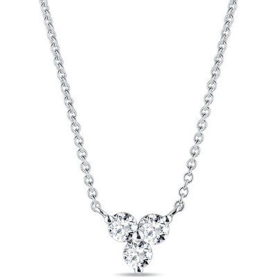 Klenota Zlatý minimalistický náhrdelník s diamantmi k0571012