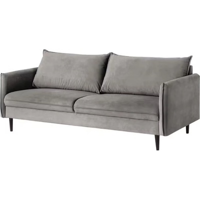 ROPEZ Сив кадифен диван 203 cm Juli - Ropez (Juli Sofa 3os. tk. Riviera 91 ( Davis ))
