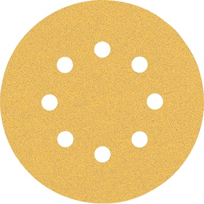 Bosch Brúsny papier EXPERT C470 s 8 otvormi pre excentrické brúsky, 125 mm, zrnitosť 80, 5 ks 2608900805