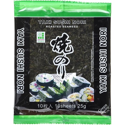 Yaki Sushi Nori Green pražené mořské řasy 25 g