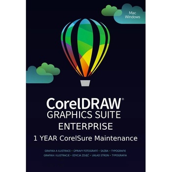 CorelDRAW Graphics Suite Enterprise Education Licence, včetně podpory na 1 rok (LCCDGSENTMLA11)