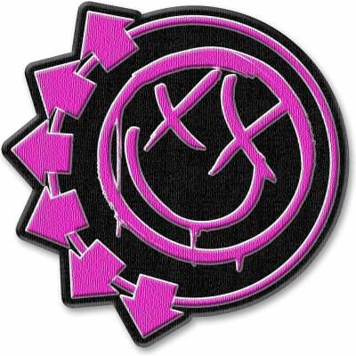 Nažehlovačka Blink 182 - Pink Neon Six Arrows