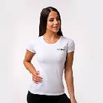 GymBeam Дамска тениска Basic White XS