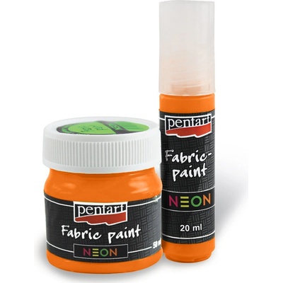 Farba na textil NEON 50 ml neon orange