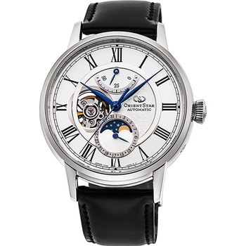 Orient Star RE-AY0106S - Мъжки часовник, Автомат, 41mm, 5 ATM, Бял