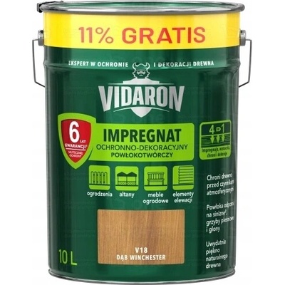 Vidaron impregnace na dřevo V18 Dub Winchester 10L