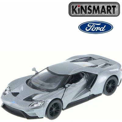 Kinsmart 2017 Ford GT sivý 1:38