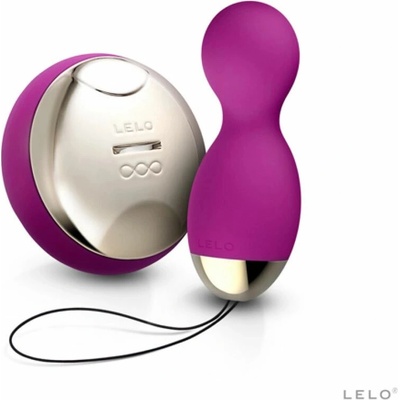 Lelo Hula Beads Deep Rose - rotačné a vibrujúce guľôčky s diaľkovým ovládaním