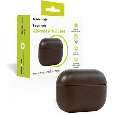 Mobile Origin Leather Case AirPods Pro 2 LC-APP-BRW01