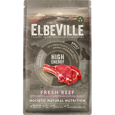 Elbeville Adult All Breeds Fresh Beef High Energy 1,4 kg