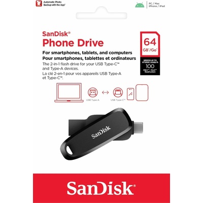 SanDisk Phone Drive 64GB SDDDC6-064G-G46