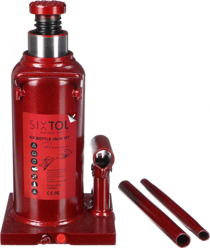 SIXTOL SX Bottle Jack Premium 6T Cric hyaulique 6 tonnes Qualité