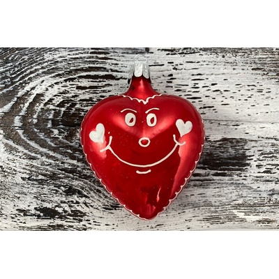 Valentínske srdiečko 463 130 1ks smajlík
